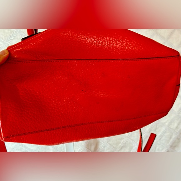 Kate Spade Runaround Pebbled Leather Bag In Orange/Coral. - Picture 8 of 8